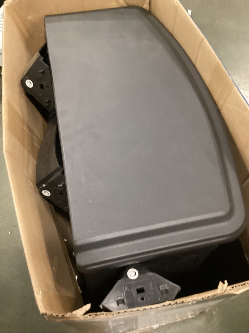 Condition photo showing As Is for Style selections 25 inches 3d electric stove matte black finish
