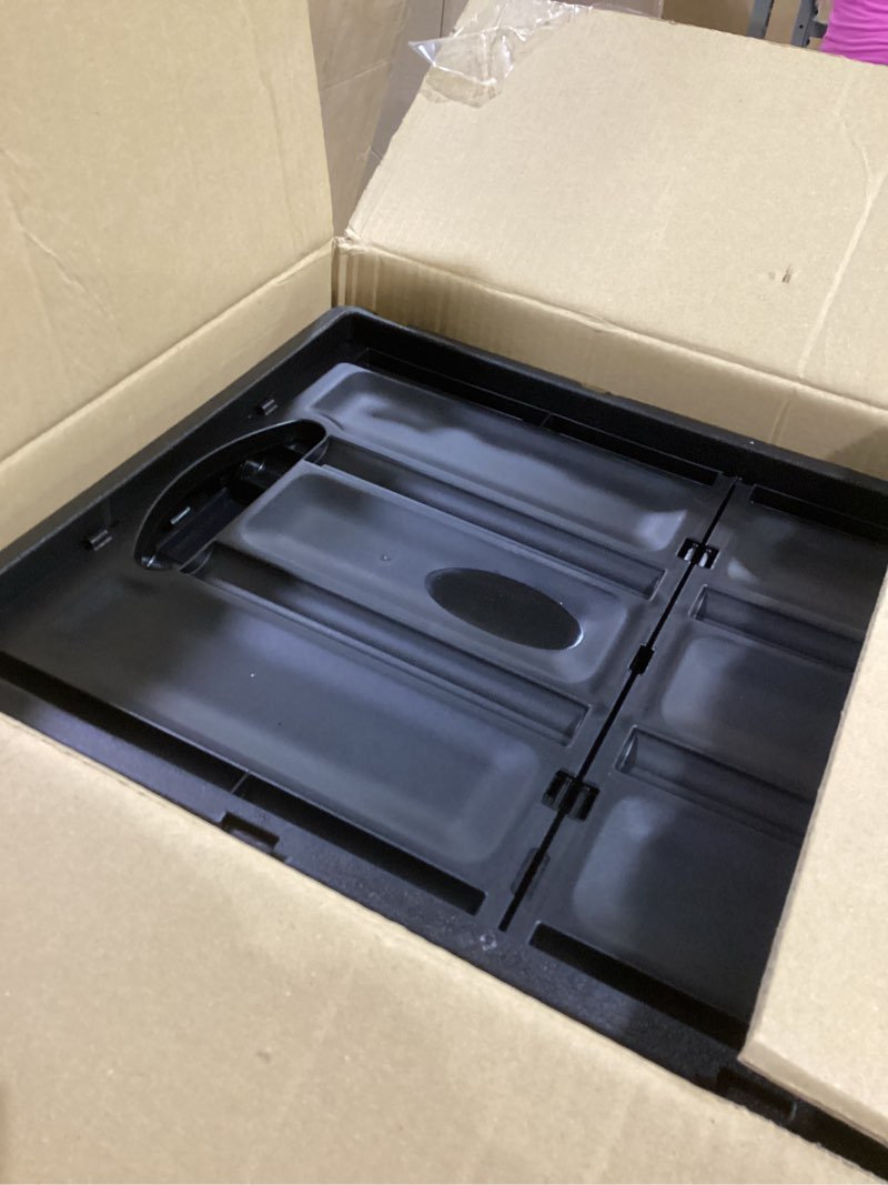 Condition photo showing Good Condition for CleverMade Collapsible Storage Bins - Obsidian 3 Pack 46L - Stackable Containers Heavy Duty Capacity Folding Crates - Space-Saving for Home