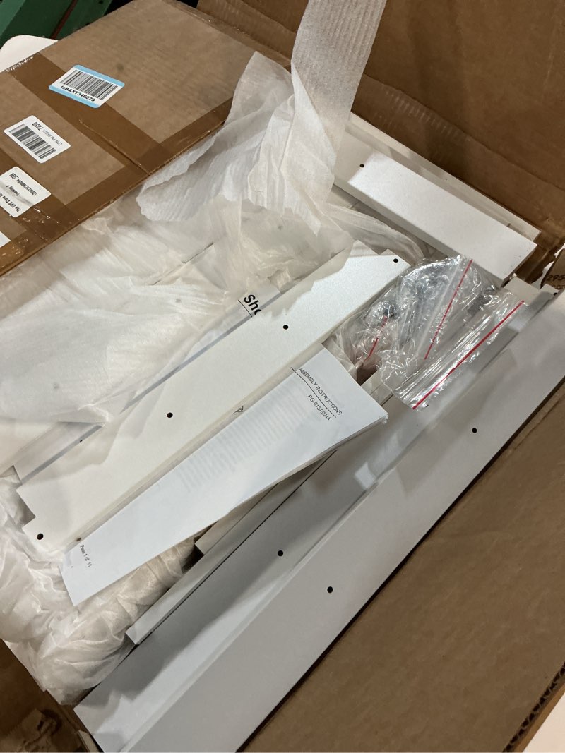 Condition photo showing Good Condition for HOMEFORT 10-Tier Corner Shoe Tower - Double Rows, Slim Shoe Stand for 20 Pairs - Entryway, Hallway, Closet (White) White 11.02"D x 20.47"W x 62.2"H