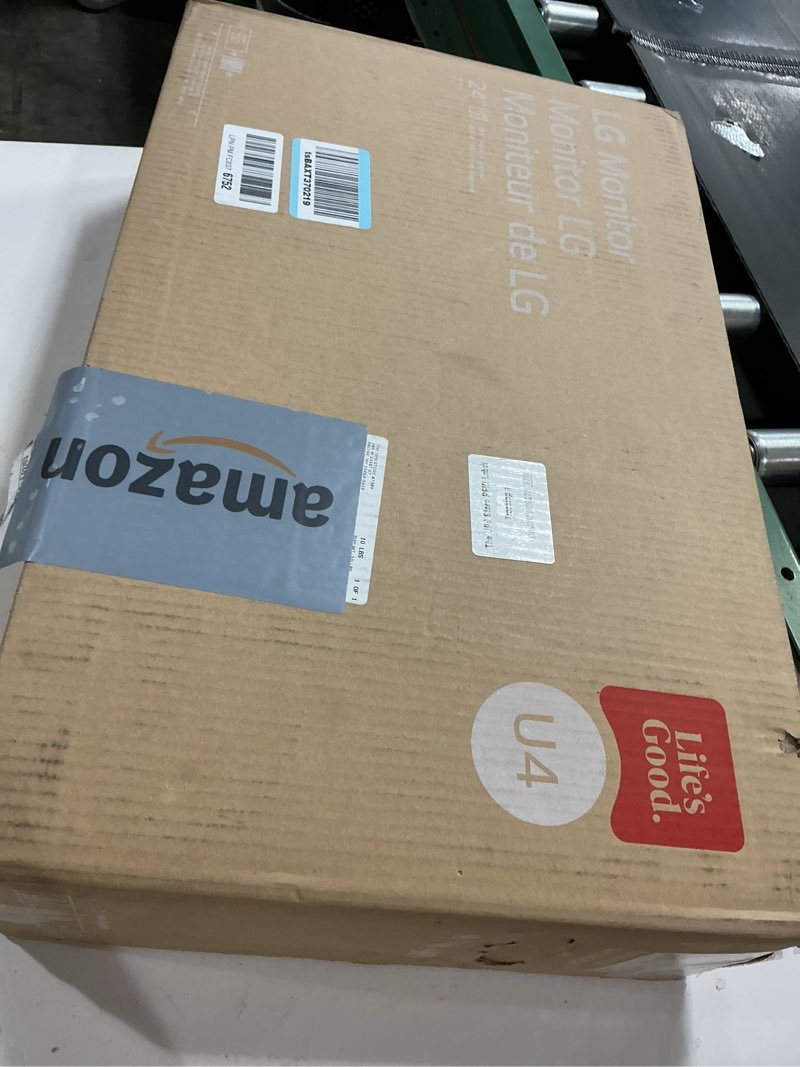 Condition photo showing Working Condition Verified for LG 24U411A-B 24-inch Full HD (1920 x 1080) IPS Computer Monitor, 120Hz, HDR10, Reader Mode, Flicker Safe, HDMI, Slim Stand Base, Black 24 inch