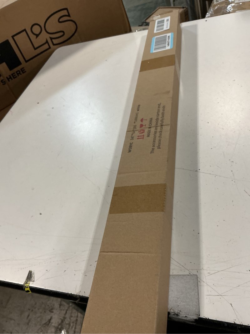Condition photo showing New/Like New for seeye cordless mini blinds aluminum venetian blind horizontal window shades, 1" slat size - rooming darkening blinds anti-uv & waterproof for bedroom, office, easy to install, 18" w x 64" h, white white 18"w x 64"h