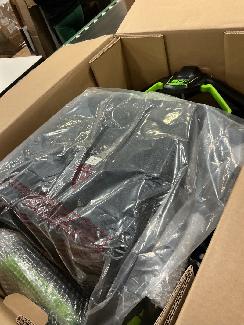 Condition photo showing Good Condition for Greenworks 60V 17" Brushless Cordless Push Lawn Mower, 2-in-1 Mulching/Bagging, 4.0Ah Battery and 3A Charger(40min Runtime) 60V 17" Push (4.0Ah)