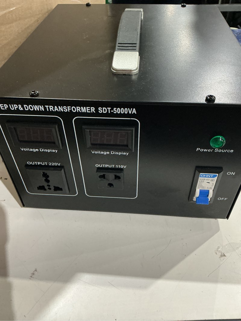 dt-5000va 5000w voltage converter transformer, step up/down ac 110v to/from 220v heavy duty voltage transformer converter