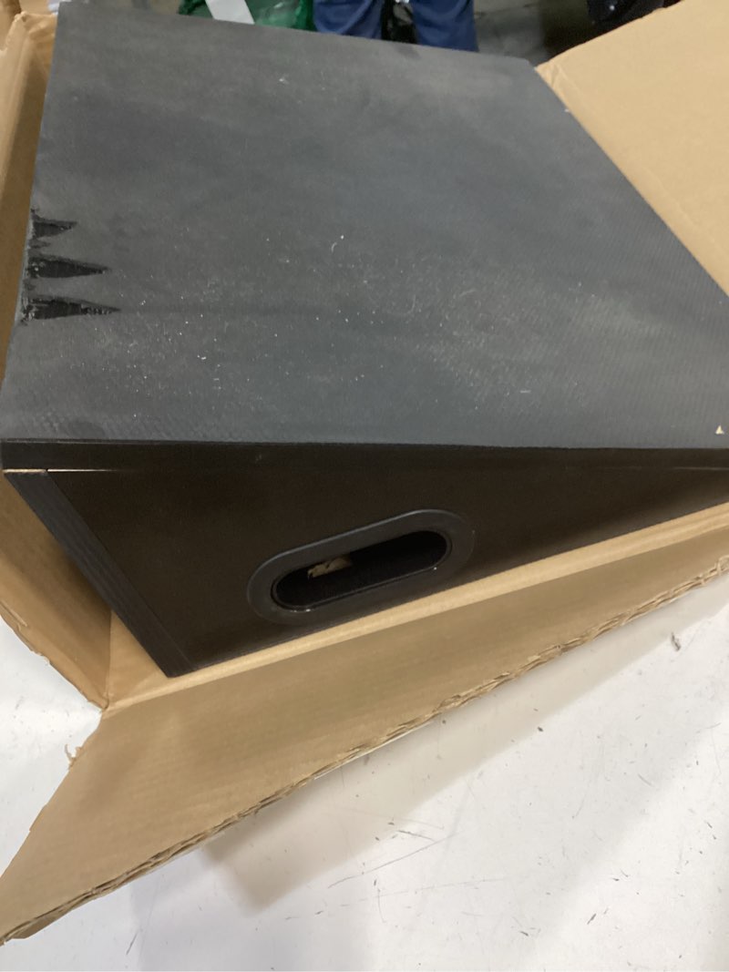 Condition photo showing Good Condition for slant board, 19" wide wooden calf stretcher slant board for calf stretching, knees over toes, weightlifting and heel elevated squats for strength & flexibility training