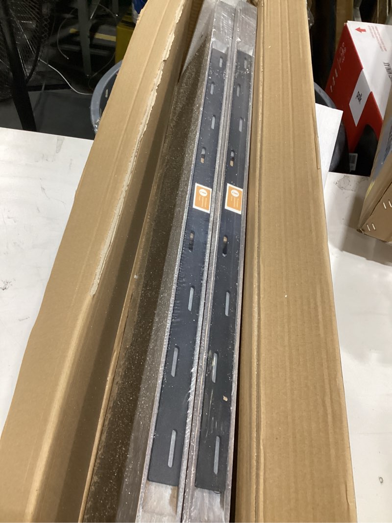 Condition photo showing As Is for bayka floating shelves grey, 22.5 inch rustic wood wall mounted shelves for bathroom, bedroom, living room, kitchen, hanging shelf for books/storage/decor (gray,set of 2) d. grey - industrial edge style 22.5inches