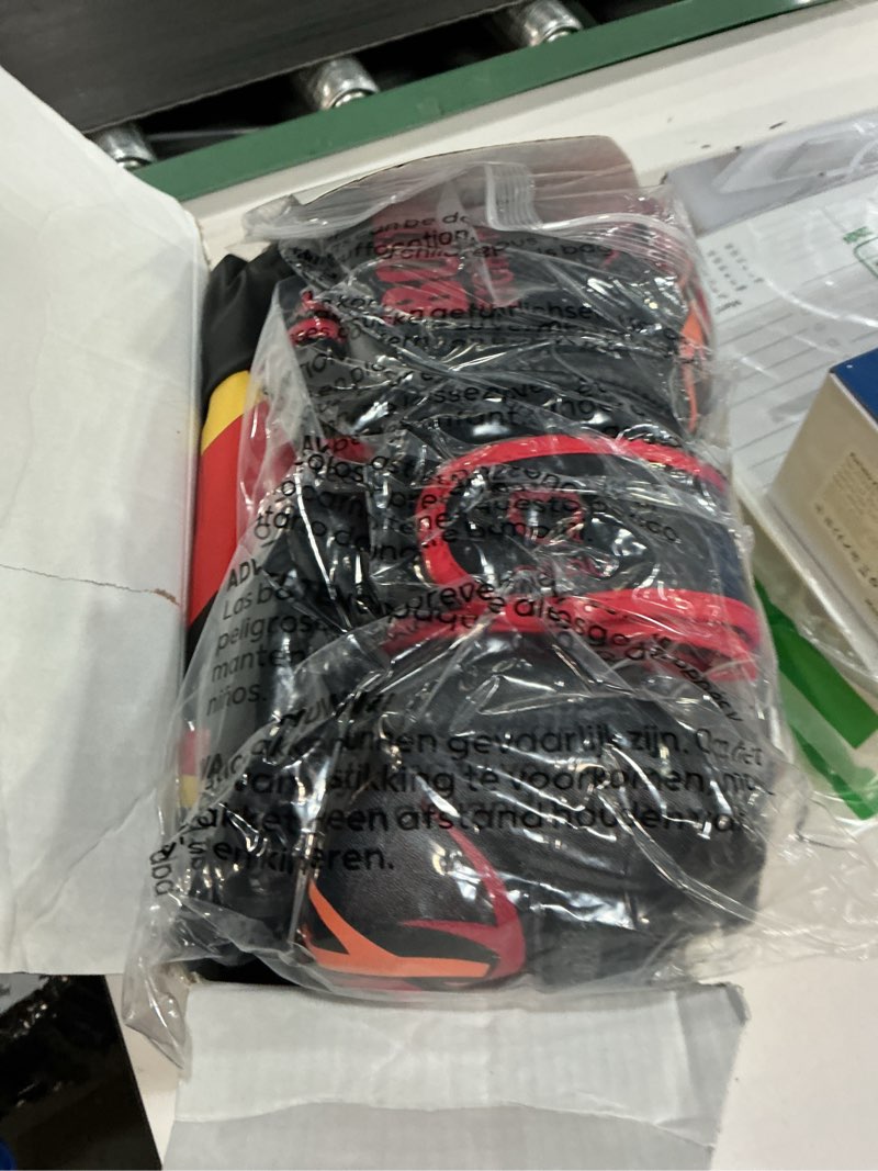 Condition photo showing Good Condition for QPAU Inflatable Punching Bag, 48 Inch Stable Inflatable Boxing Bag for 3-6 Kids,Dinosaur Toy & Gifts for Boys and Girls, Kids Boxing Set for Practicing Karate, Taekwondo Dinosaur Red