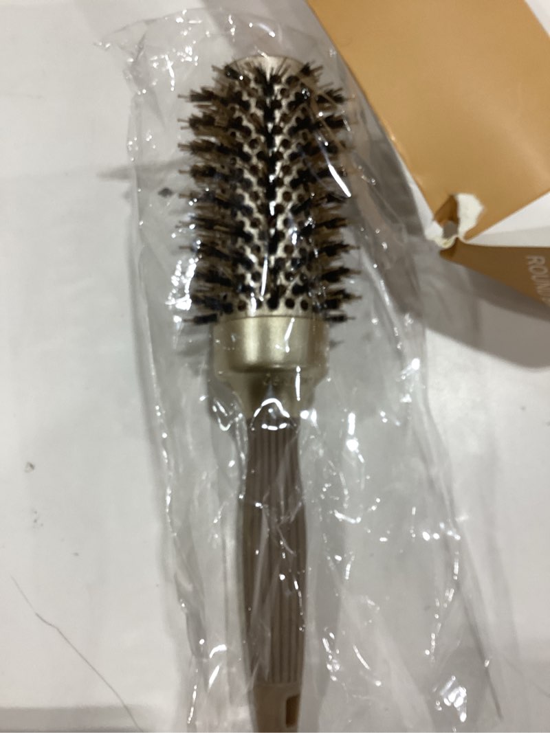 Condition photo showing Good Condition for Round Brush Blow Out with Boar Bristles, Nano Thermal Ceramic Ionic Round Hair Brush for Women Blow Drying, Enhance Texture for Styling (1.75 Inch Barrel, 2.9 Inch with Bristle) 1.75 Inch Barrel(2.9 Inch with Bristles)