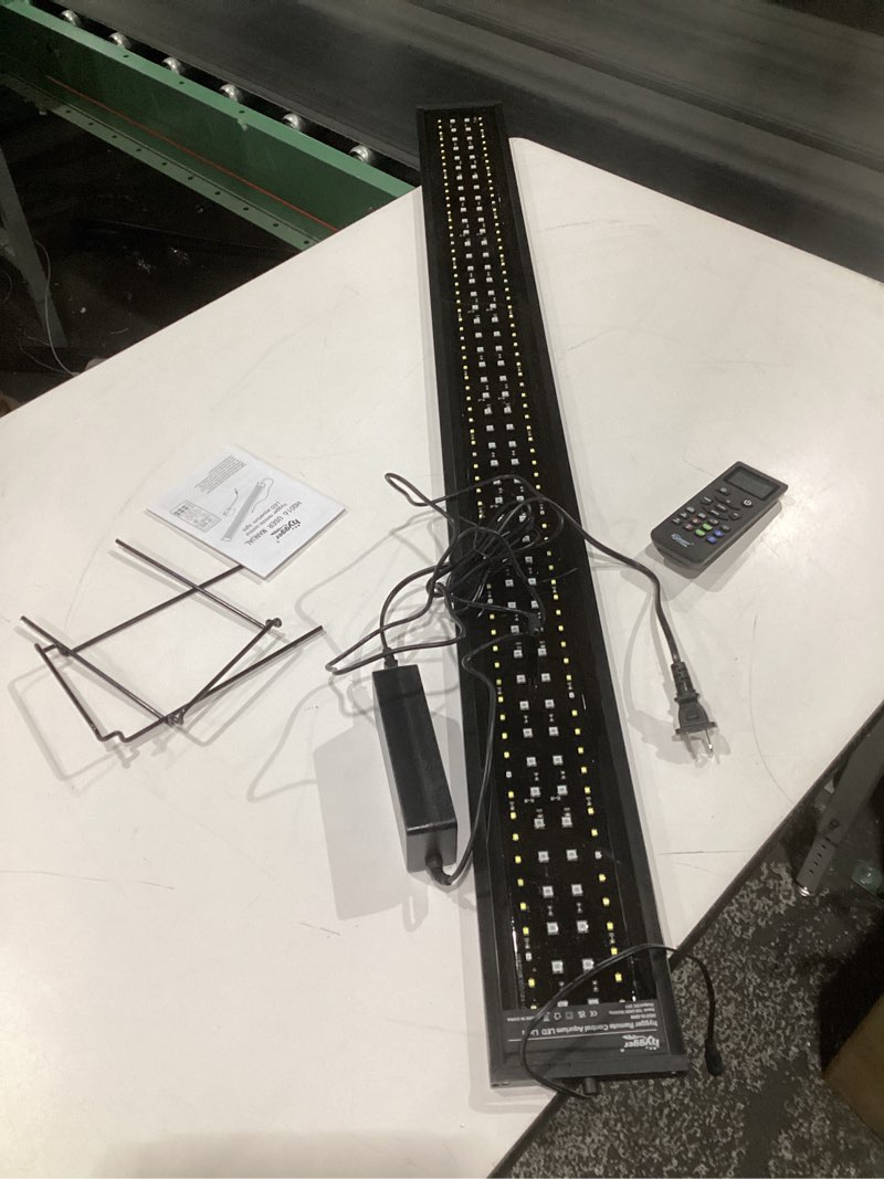 Condition photo showing Good Condition for hygger advanced remote control aquarium light customizable full spectrum fish tank led with diy, default & weather mode freshwater planted tank