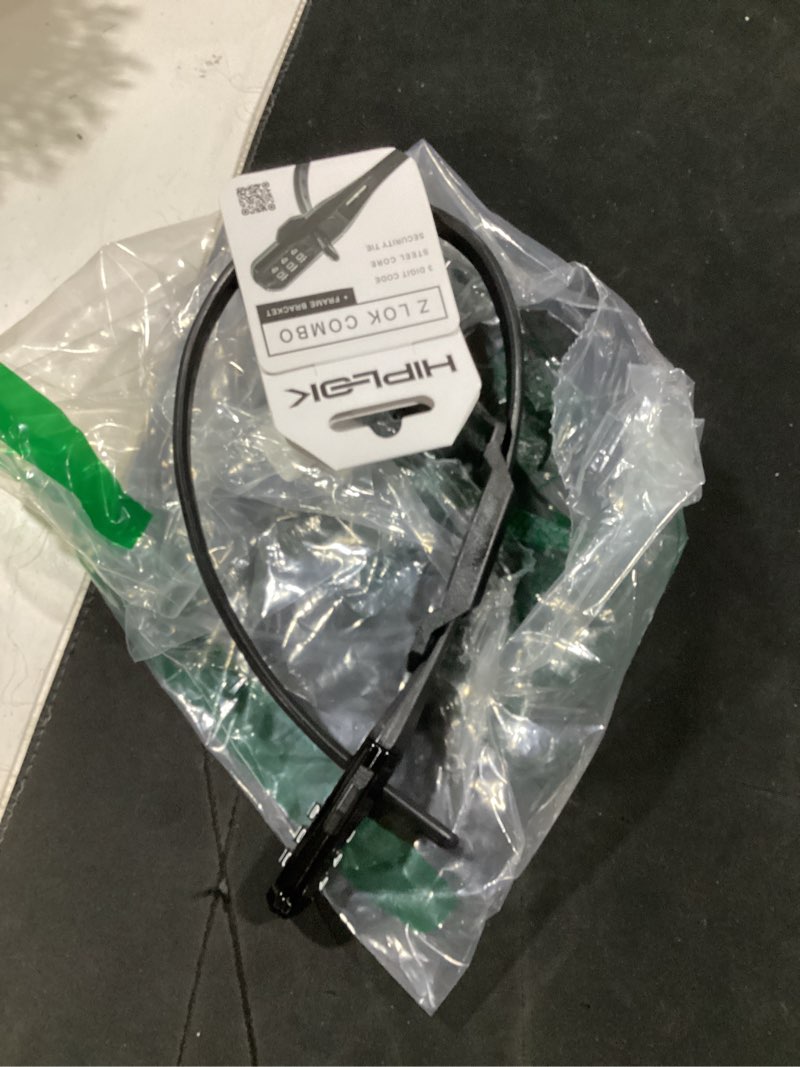 Condition photo showing Good Condition for (black) hiplok z lok combo bike lock/motorbike helmet lock - black 3 digit code. steel core & 45cm locking length. optional bracket