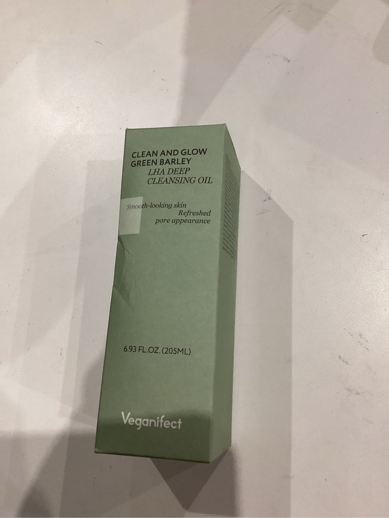 Condition photo showing Good Condition for Green Barley Light Cleansing Oil, Hydrating Daily Cleanser for Sensitive Skin, Blackhead Remover, Korean Vegan Skin Care, 6.93 Fl Oz