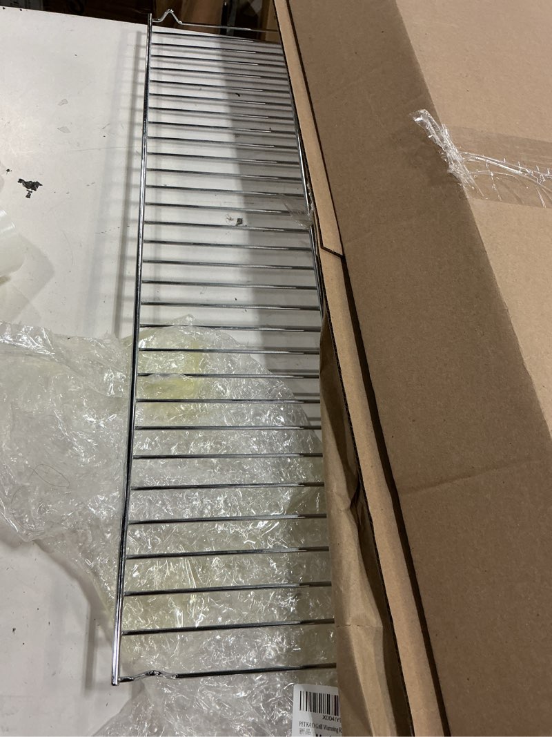 Condition photo showing Good Condition for g467-0001-w1 grill warming rack for charbroil advantage replacement parts 463344015 466344015, swing away grid for charbroil upper grate charbroil advantage 4 burner grill rack replacement 24"l x 6.45"w-for charbroil advantage 4 burner