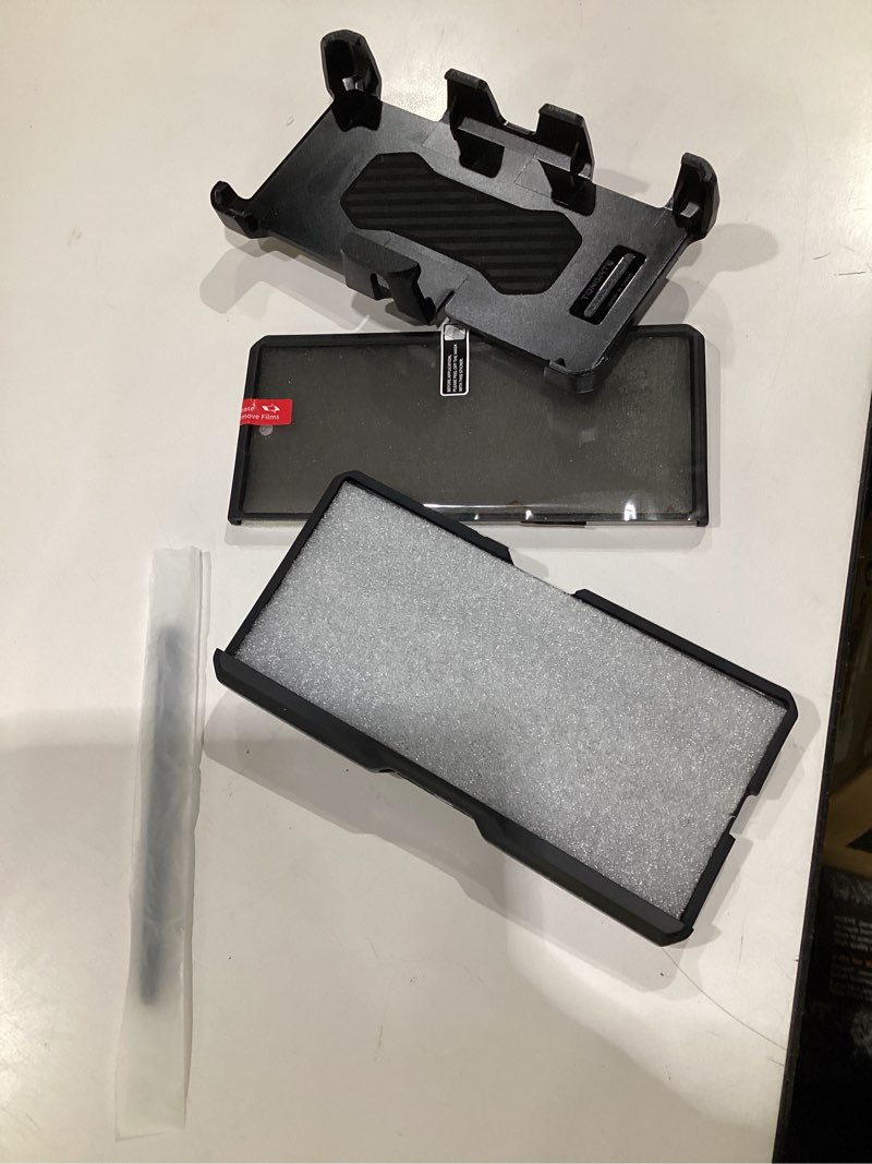 Condition photo showing As Is for TONGATE for Galaxy Z Fold 7 Case with Privacy Screen Protector, [Compatible with MagSafe][Anti Spy] Shockproof Phone Case, Built-in Stand & Belt Clip & Hinge Cover for Samsung Z Fold 7 2025 8", Black Black Z Fold 7 Case