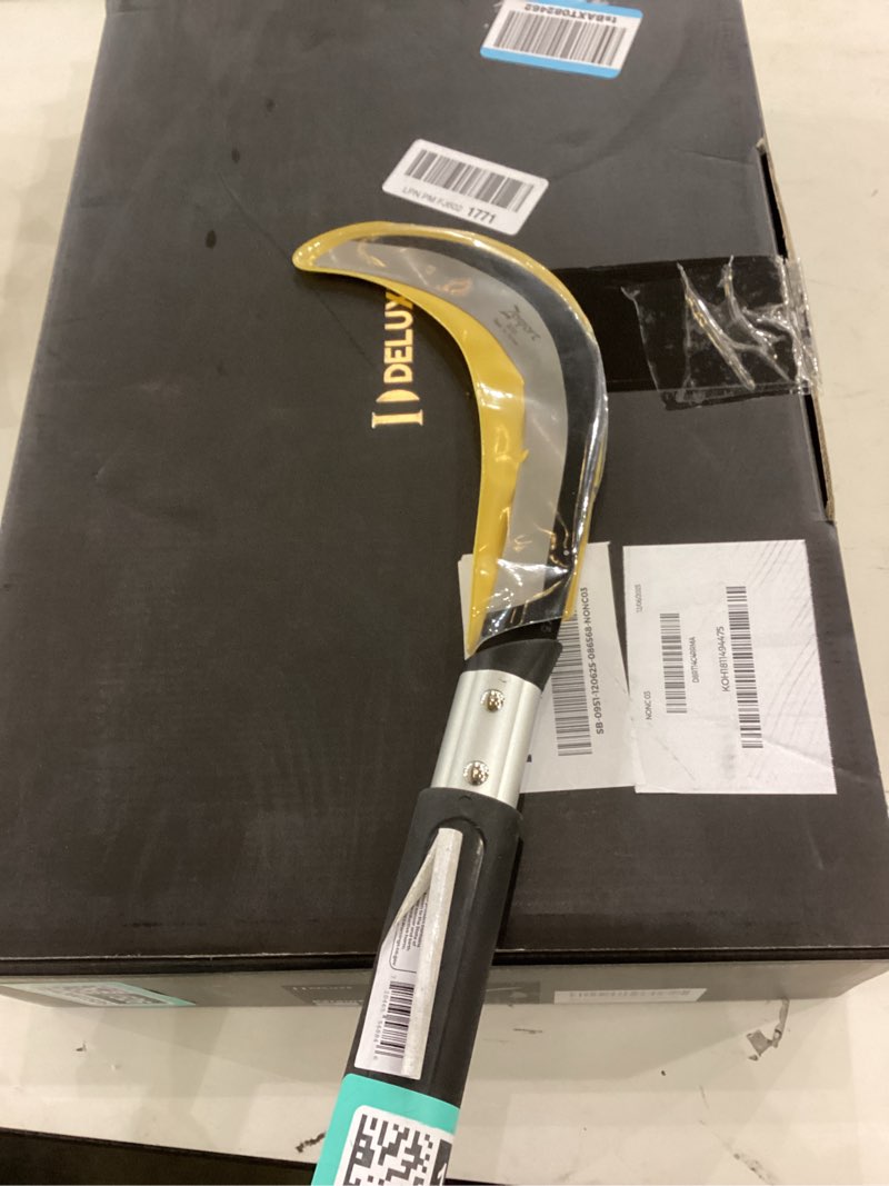 Condition photo showing As Is for Zenport K310 Brush Clearing Sickle with 9-Inch Carbon Steel Blade and 9-Inch Aluminum Handle - Gardening/Landscaping Hand Sickle with Grip Sickle Standard Packaging