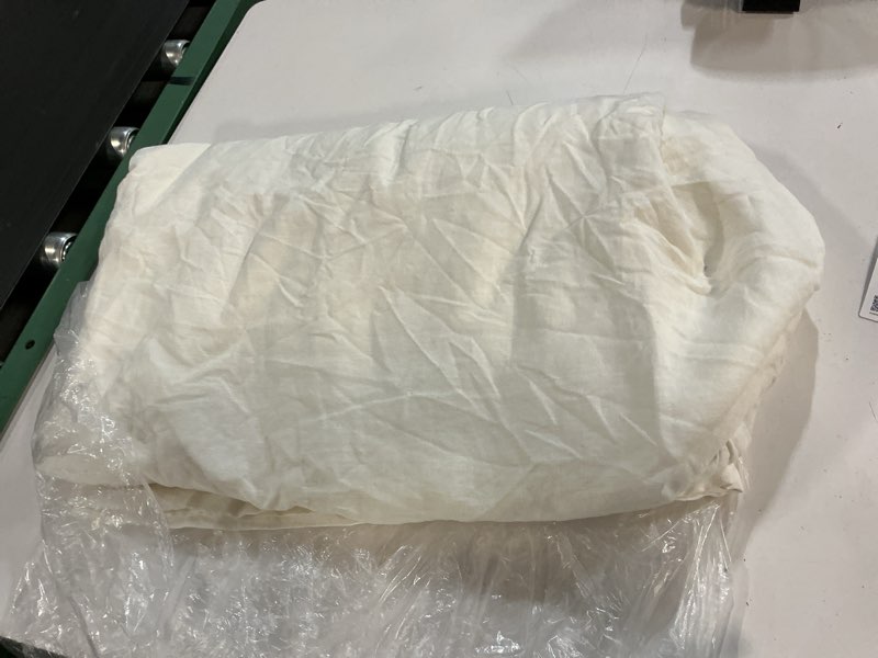 Condition photo showing Good Condition for quince european linen duvet cover color ivory full/queen