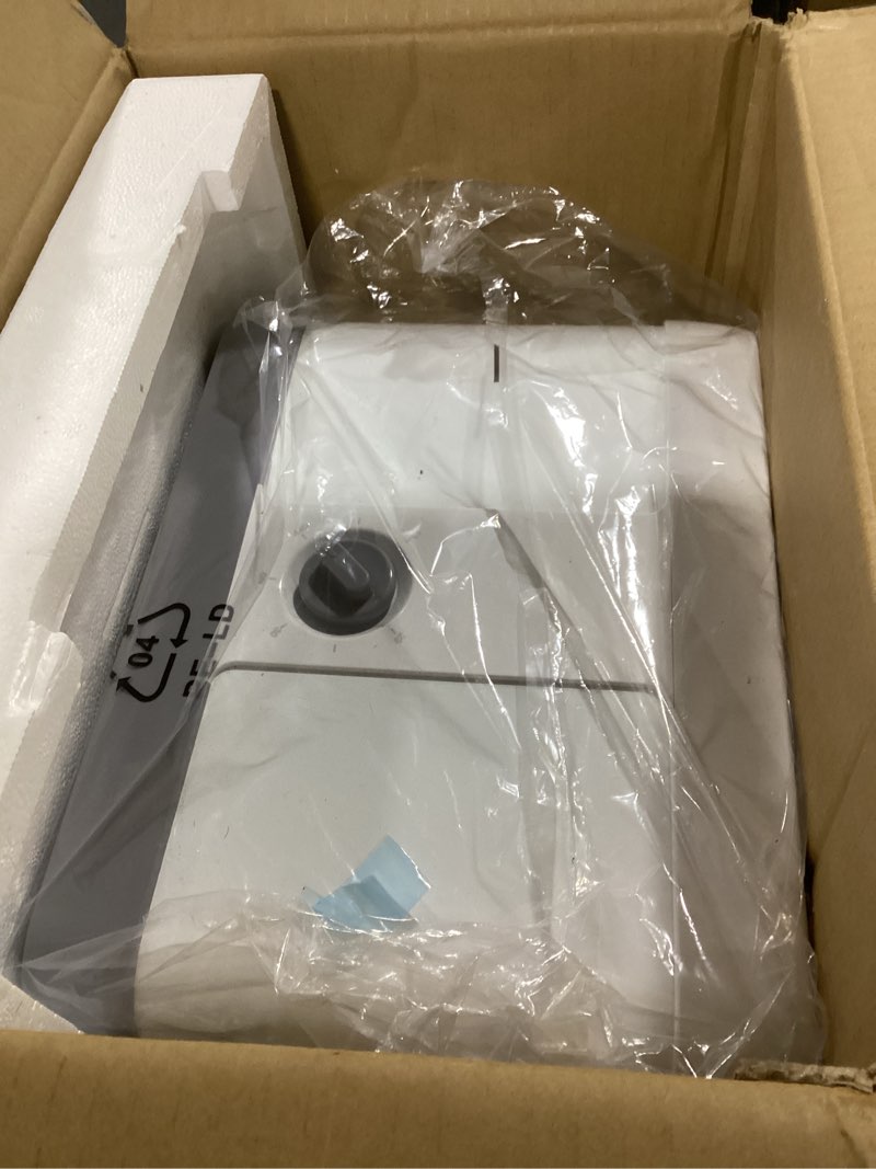 Condition photo showing New/Like New for nugget ice maker 40lbs/day, countertop ice maker soft chewable ice, ice makers one-click & self-cleaning, crushed pellet ice machine with scoop&basket for home/kitchen/office, stainless silver
