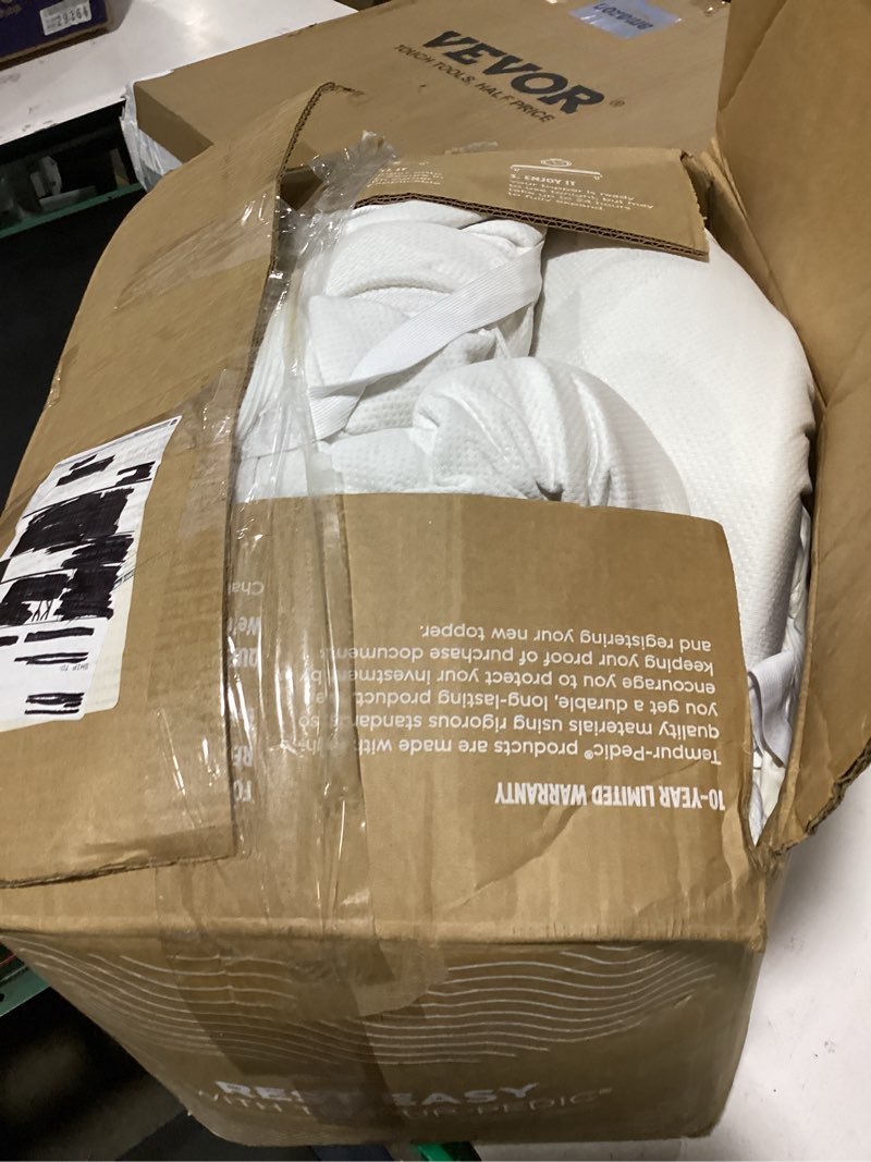 Condition photo showing New/Like New for tempur-pedic king 3" topper adapt topper