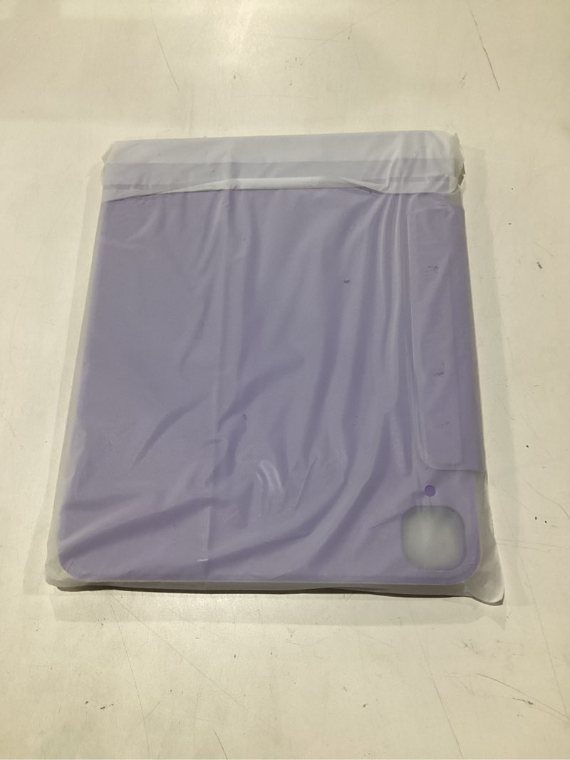 Condition photo showing As Is for dexnor for ipad pro 13 inch case m4 2024, magnetic floating removable protective cover adjustable portrait/landscape stand with raised screen view multiple angles auto sleep and wake, purple ipad pro 13 inch m4 purple