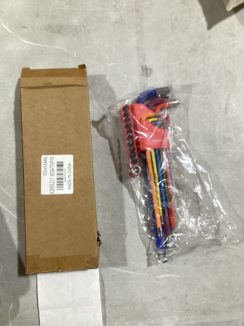 Condition photo showing New/Like New for tommars 20-pc magnetic end torx wrenches set,color coded and extra long arm torx(t10-t50) with hex bit set and adapter