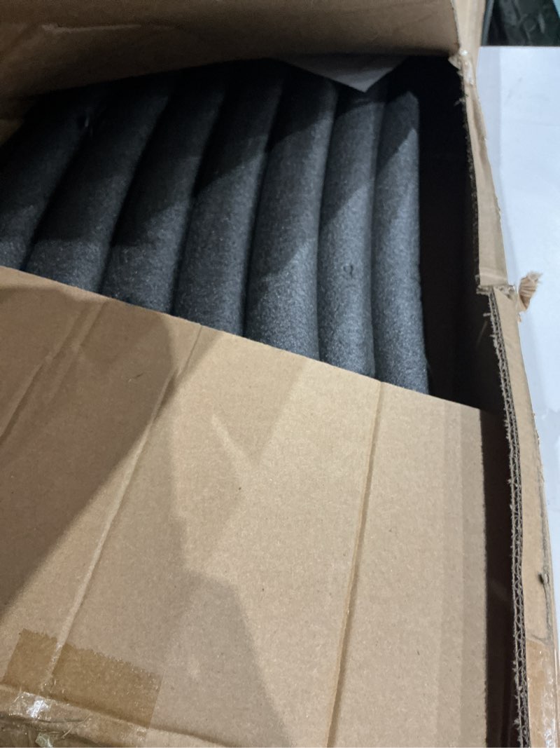 Condition photo showing Good Condition for 6pcs trampoline replacement curved pole, universal trampoline enclosure pole fits for 8-16ft curved pole trampoline frame, replacement poles include foam sleeve & hardware for 2 installation ways