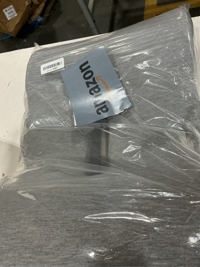 Condition photo showing New/Like New for omistar car seat cushion with ergonomic design, memory foam seat cushion for lumbar support, breathable fabric, non-slip, ideal for car and office use, 15.7 x 16.9 x 11.4 in, gray