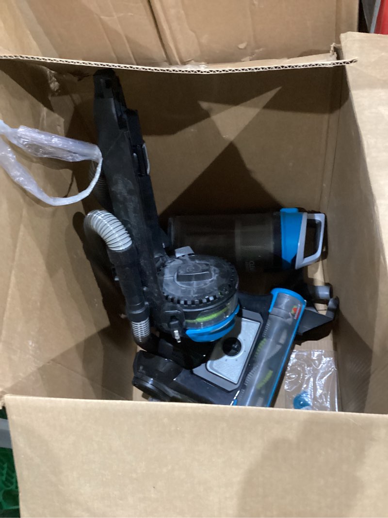 Condition photo showing As Is for Bissell 2254 CleanView Swivel Rewind Pet Upright Bagless Vacuum, Automatic Cord Rewind, Swivel Steering, Powerful Pet Hair Pickup, Specialized Pet Tools, Large Capacity Dirt Tank, Teal