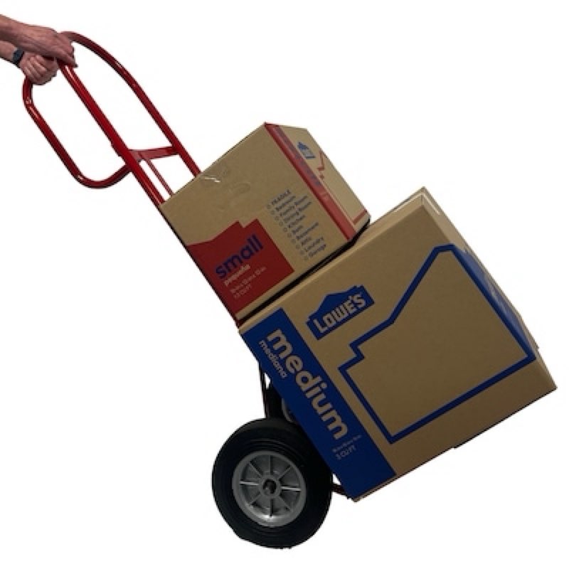 Milwaukee 800-lb Capacity 2 -Wheel Red Steel Heavy duty hand truck