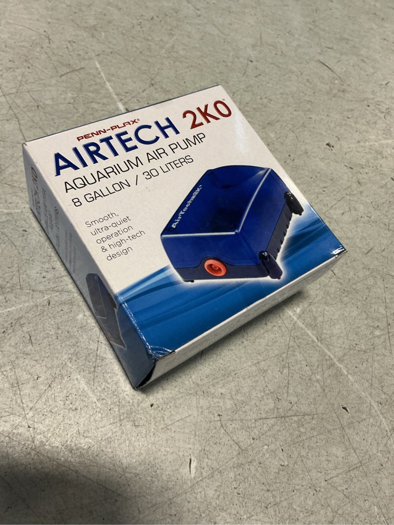 Condition photo showing New/Like New for Penn Plax AT2K0 10 Gallon Air Tech Aquarium Air Pump