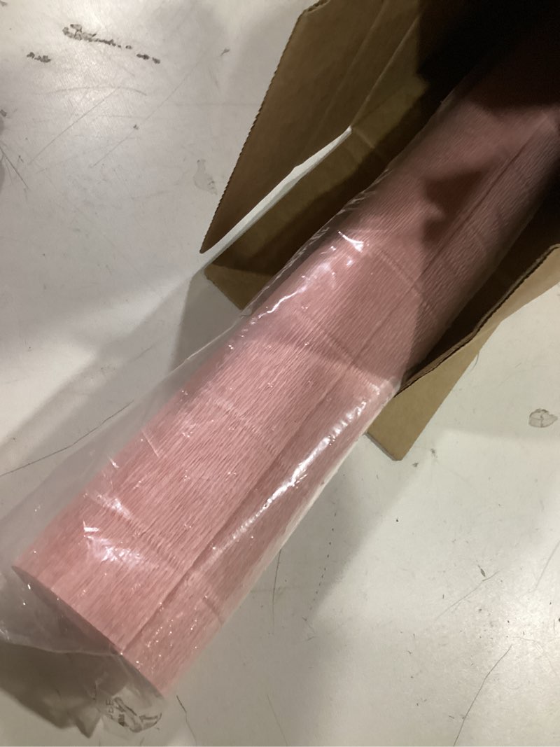 Condition photo showing Good Condition for cartotecnica rossi 180g 19.6 inch 8.2ft long wide italian crepe paper for wedding ceremony various large festivals decoration ('koko loko™ rose' by tiffanie turner?17a2?) 'koko loko rose' by tiffanie turner?17a2?
