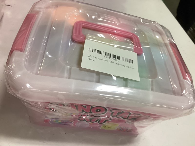 Condition photo showing New/Like New for ZiZa Cute Nano Tape Bubble Kit, Nano Tape Squishy Maker Making Kit, Birthday Gifts for 4 5 6 7 8 9 10 Year Old Girls Girl, Kids Toys for Girls 4-6 6-8 7-8 8-10 10-12