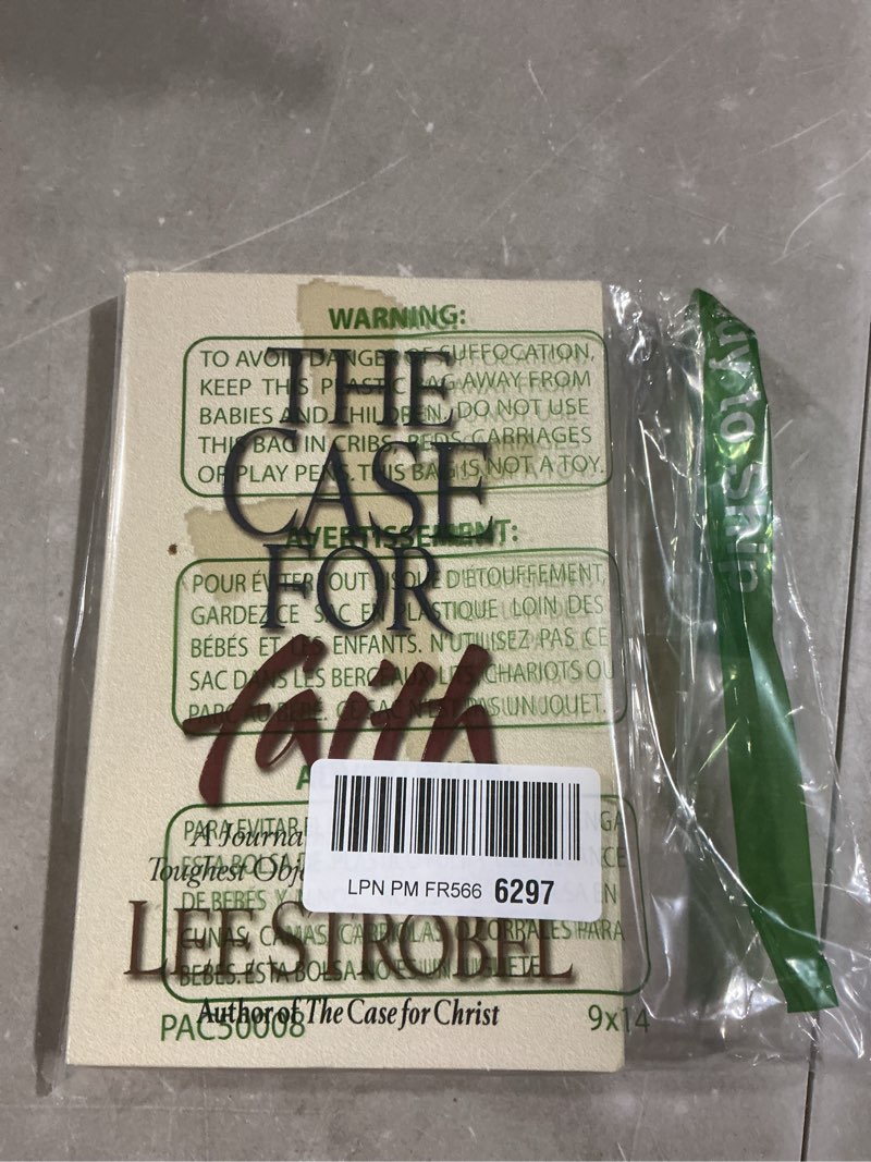 Condition photo showing Good Condition for the case for faith: a journalist investigates the toughest objections to christianity
