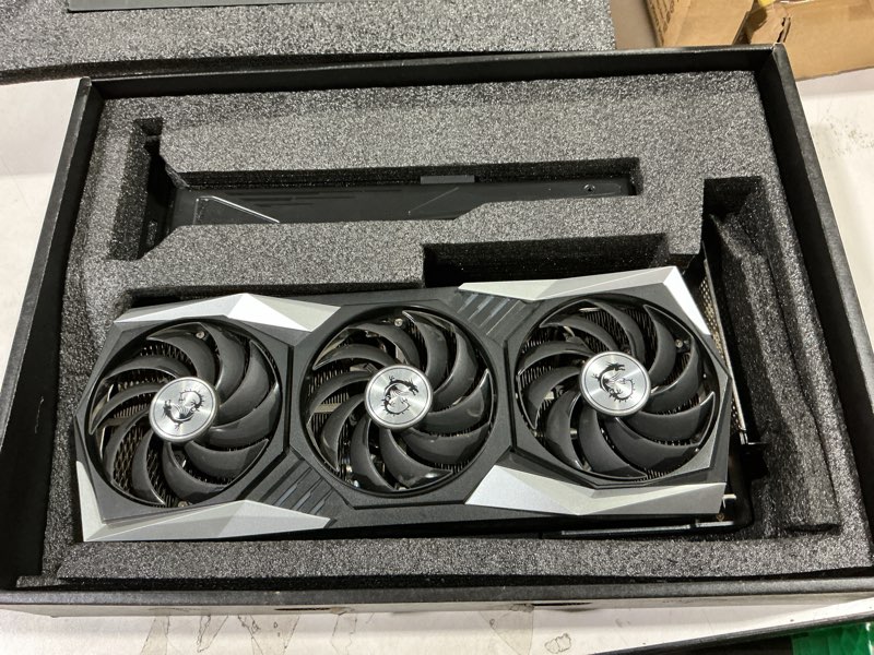 Condition photo showing As Is for GIGABYTE MSI Gaming Radeon RX 6900 XT Gaming Z Trio 16G 16GB GDDR6 256-Bit HDMI/DP Nvlink Torx Fan 4 AMD Graphics Card (RX 6900 XT Gaming Z Trio 16G)