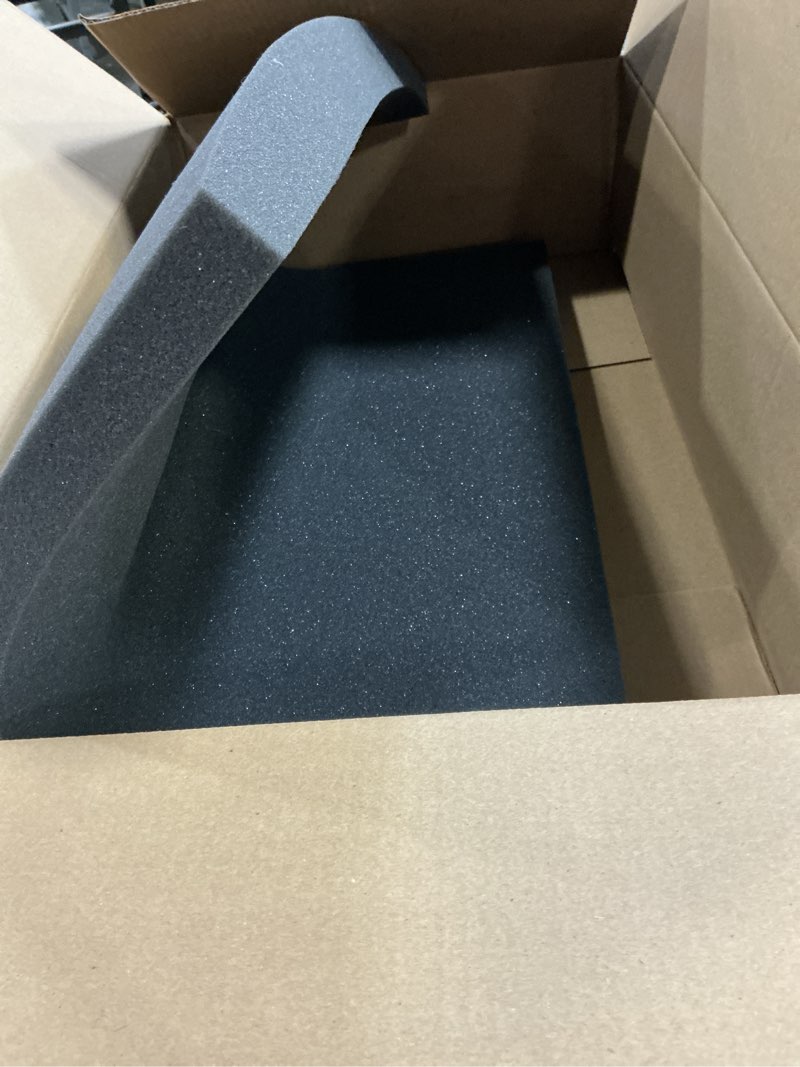 Condition photo showing New/Like New for ak trading co. furniture seat support - high-density (1.8 density 44-ild) - charcoal foam couch sofa cushion support cushion sag repair replacement for sofa couch loveseat chair (24" x 24" (1pack)) 24x24 charcol - 1 pack