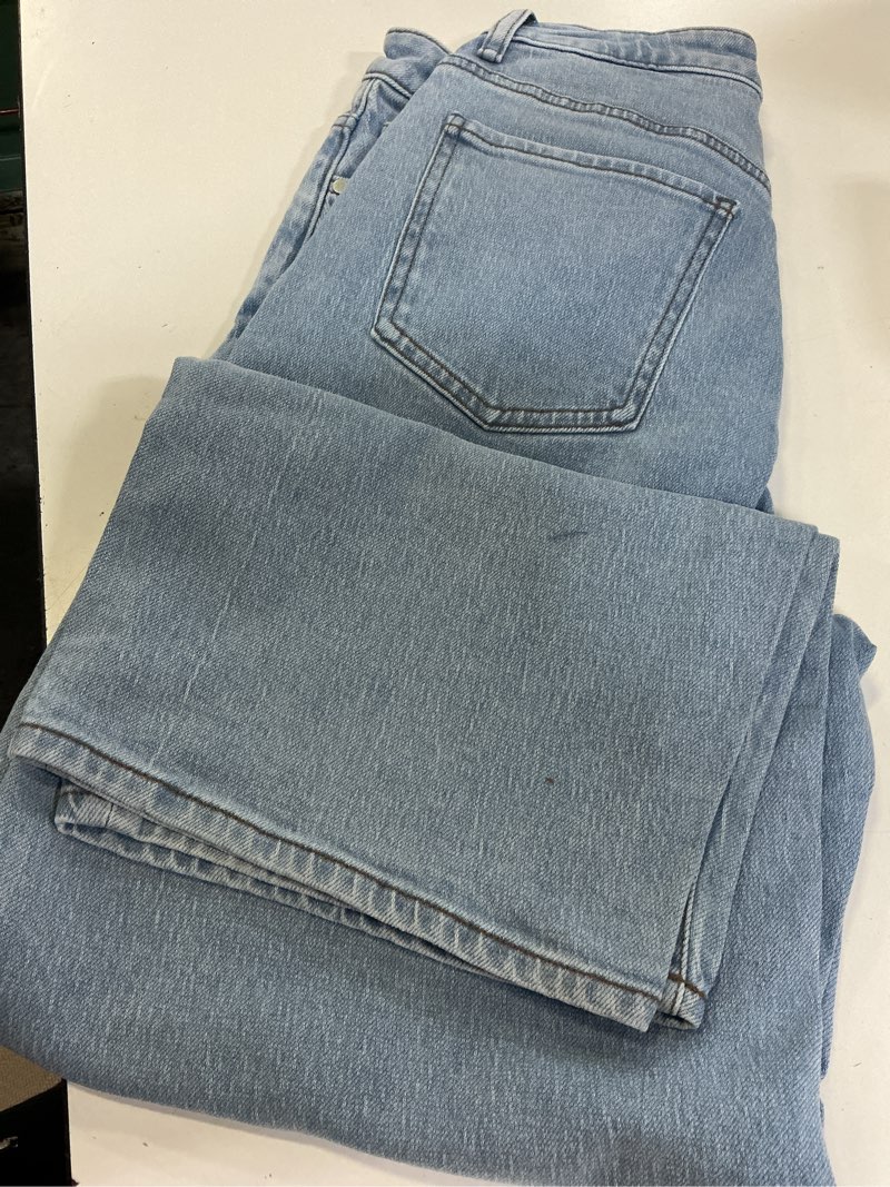 Condition photo showing Good Condition for bella stretch barrel jeans - 28\" / cool blue / 30