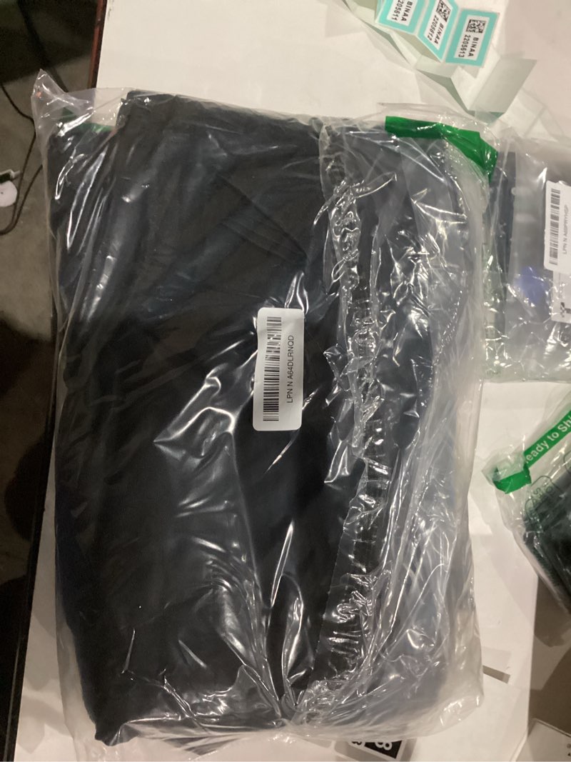 Condition photo showing New/Like New for sancua 2 Pack Black Tablecloth 60 x 102 Inch, Rectangle 6 Feet Table Cloth - Stain and Wrinkle Resistant Washable Polyester Table Cover for Dining Tables, Buffet Parties and Camping Black 2 Pack 60x102 Inch Tablecloth