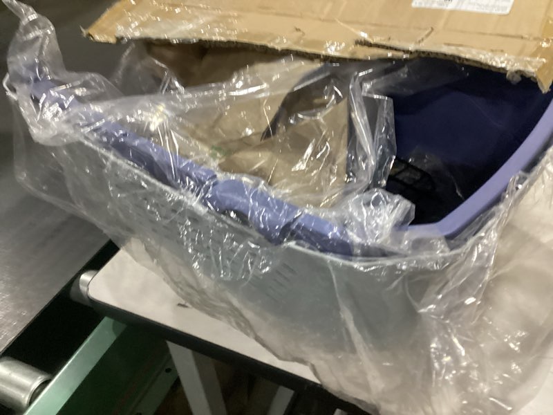 Condition photo showing Good Condition for Amazon Basics 2-Door Top-Load Hard-Sided Dogs, Cats Pet Travel Carrier, Gray & Blue, 22.8"L x 15.0"W x 13.0"H Gray & Blue 22.8"L x 15.0"W x 13.0"H