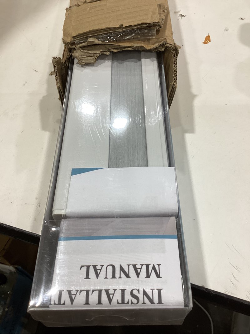 Condition photo showing Good Condition for myshade cordless blackout window blinds & shades pull down room darkening window shades light blocking honeycomb cellular shade for indoor windows easy to install 30 inch wide, h72 white blinds color-coordinated white 30"w x 72"h