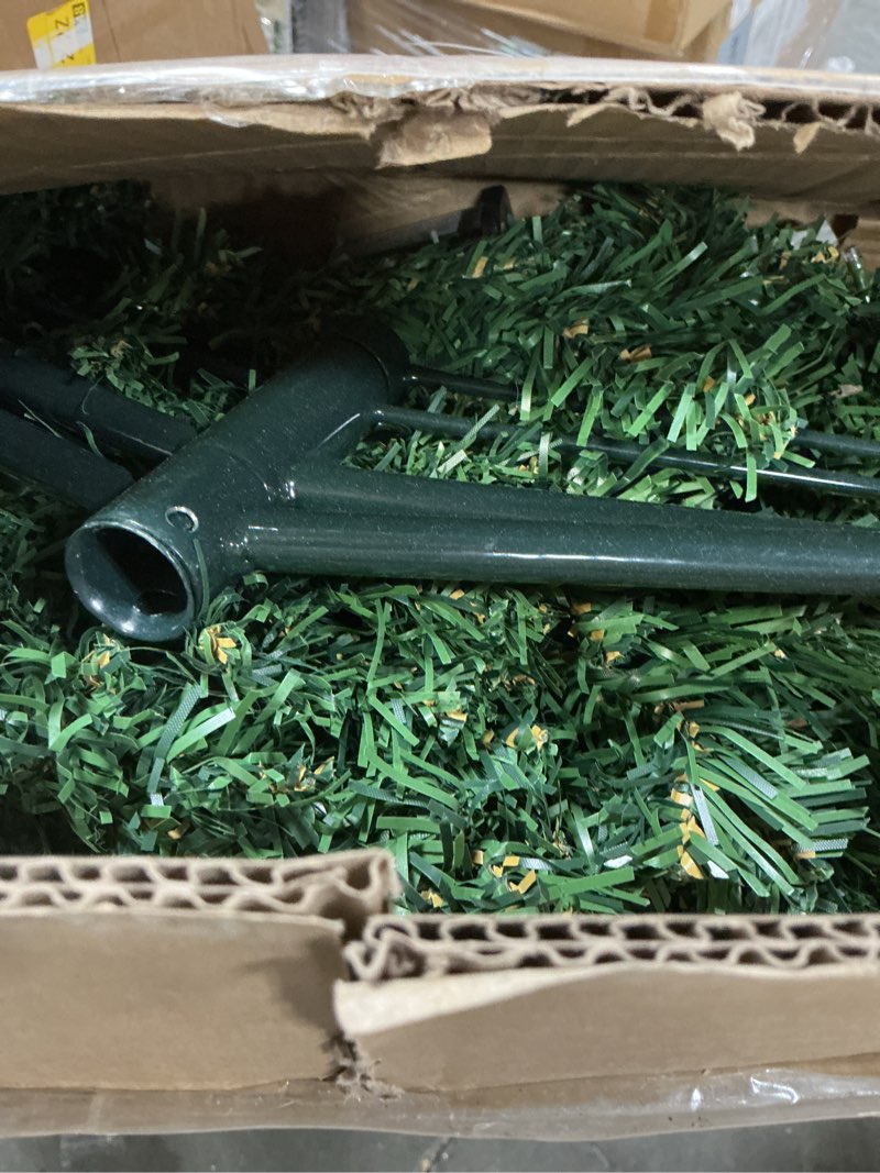 Condition photo showing Good Condition for Sunnyglade 6Ft Premium Artificial Christmas Tree with 400 LED Multicolored String Lights (NOT Pre-Strung) & Durable Metal Stand,8 Lighting Modes,1000 Tips Full Tree,Xmas Decoration(6Ft,Multicolor)