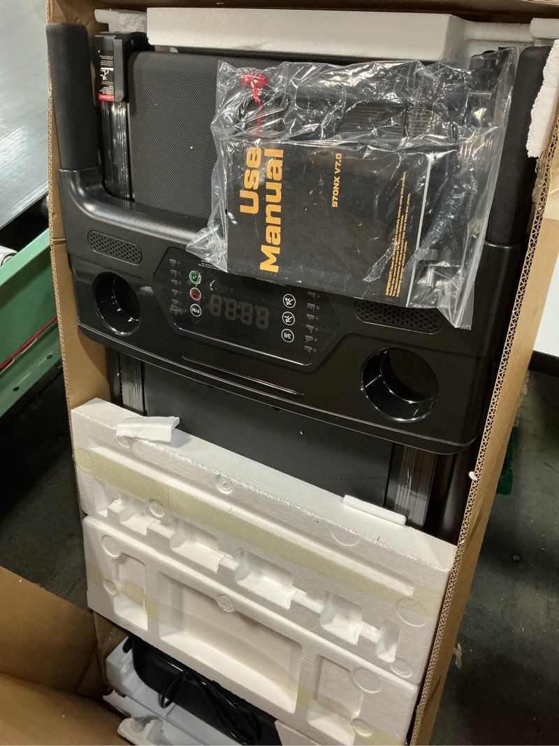 Condition photo showing Good Condition for Treadmill with Incline,3.0HP Small Treadmills for Home,Portable Electric Treadmill with Handles,Lightweight Walking Pad,Compact Running Treadmills,Walking Pad with Handle,300LBS Capacity