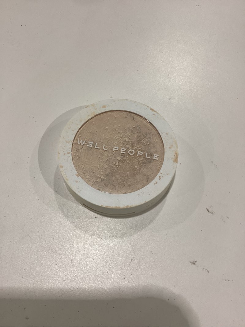 Condition photo showing As Is for well people bio powder foundation, lightweight & hydrating foundation for perfecting & smoothing skin, semi-matte finish, vegan & cruelty-free, 1c