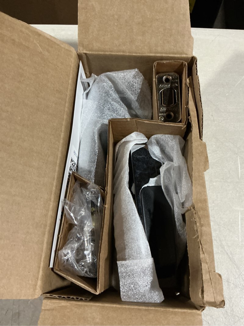 Condition photo showing Good Condition for schlage encode smart wi-fi deadbolt lock with touchscreen keypad, keyless front door entry, app control, alexa, google home and airbnb compatible, bright chrome, be489wb cam 625 bright chrome camelot