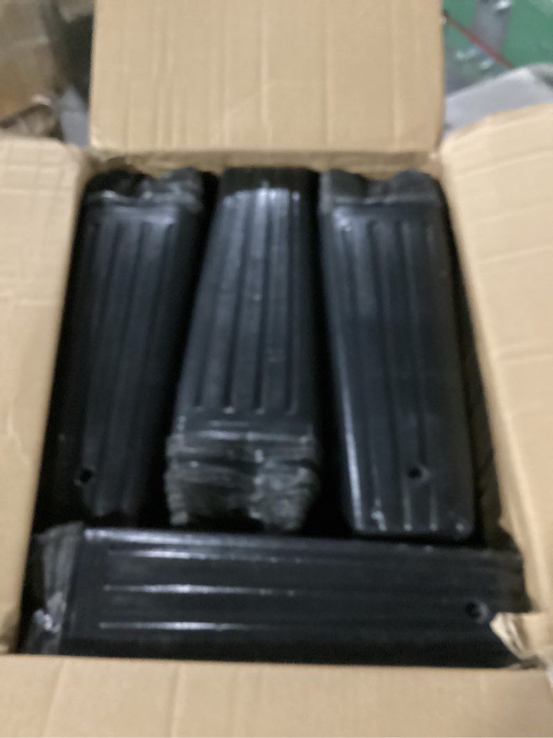 Condition photo showing New/Like New for nuenen 400 pcs tall tree pot plastic deep plant nursery pots black seedling treepots flower plant container starting pots with drainage holes for indoor outdoor gardening (11.8" h x 3.9" w)