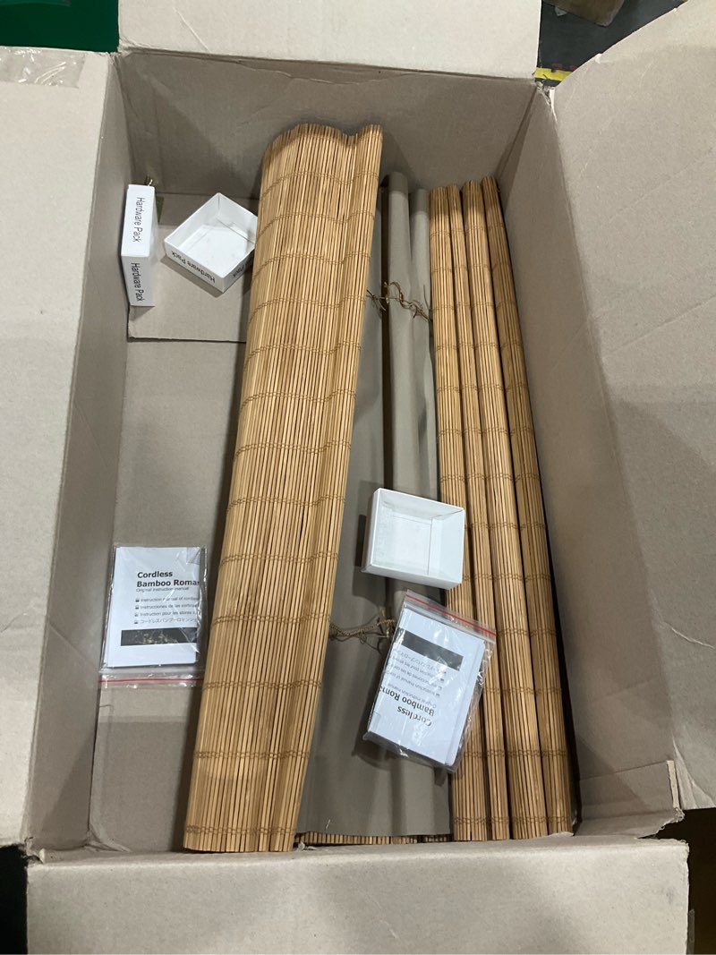 cordless bamboo roman shades