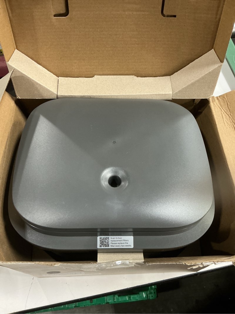 Condition photo showing As Is for PETLIBRO Upgrade Cat Water Fountain Stainless Steel Tray, Dockstream 2 Cat Fountain Indoor, 3L/101oz Auto Cat Fountains for Drinking, App Monitoring Pet Water Fountain Dog, 5G WiFi Cat Water Dispenser Black Fountain