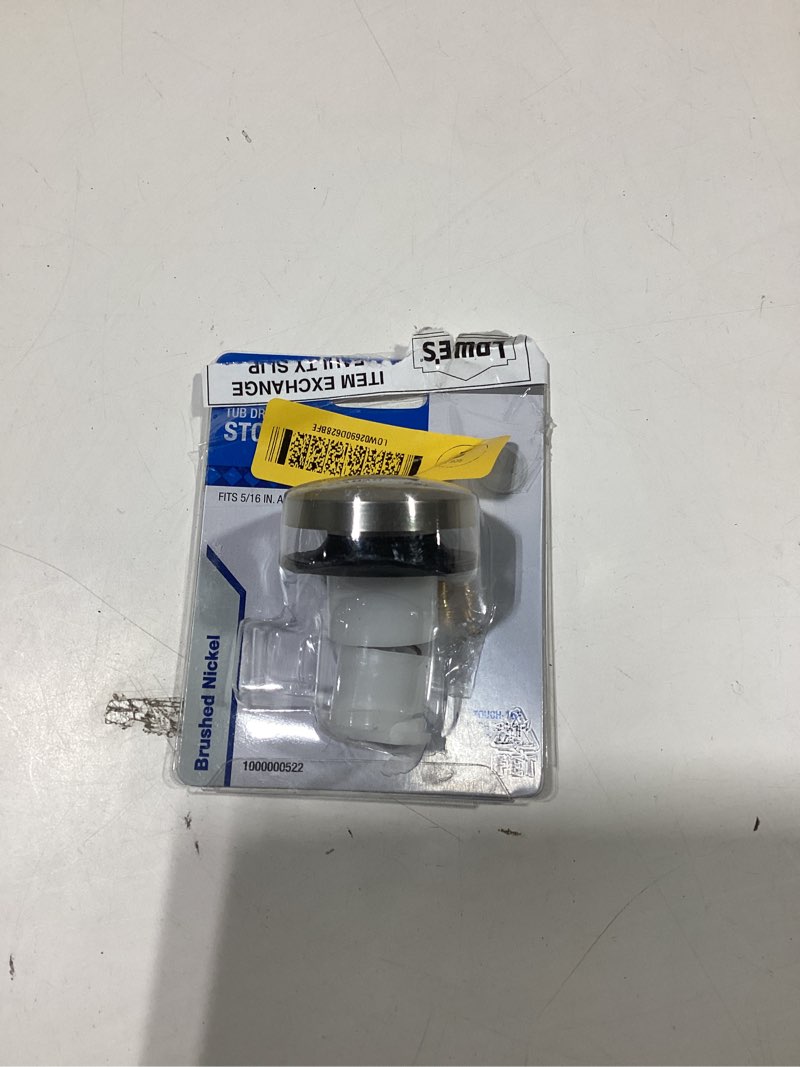 Condition photo showing Good Condition for Danco, Chrome, 80811 Touch-Toe Tub Stopper