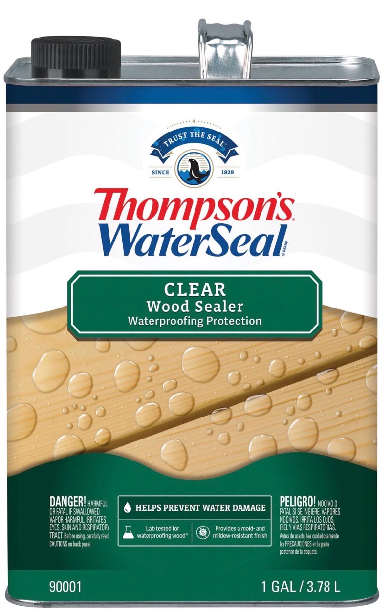 thompson's waterseal clear wood sealer, clear, 1 gallon
