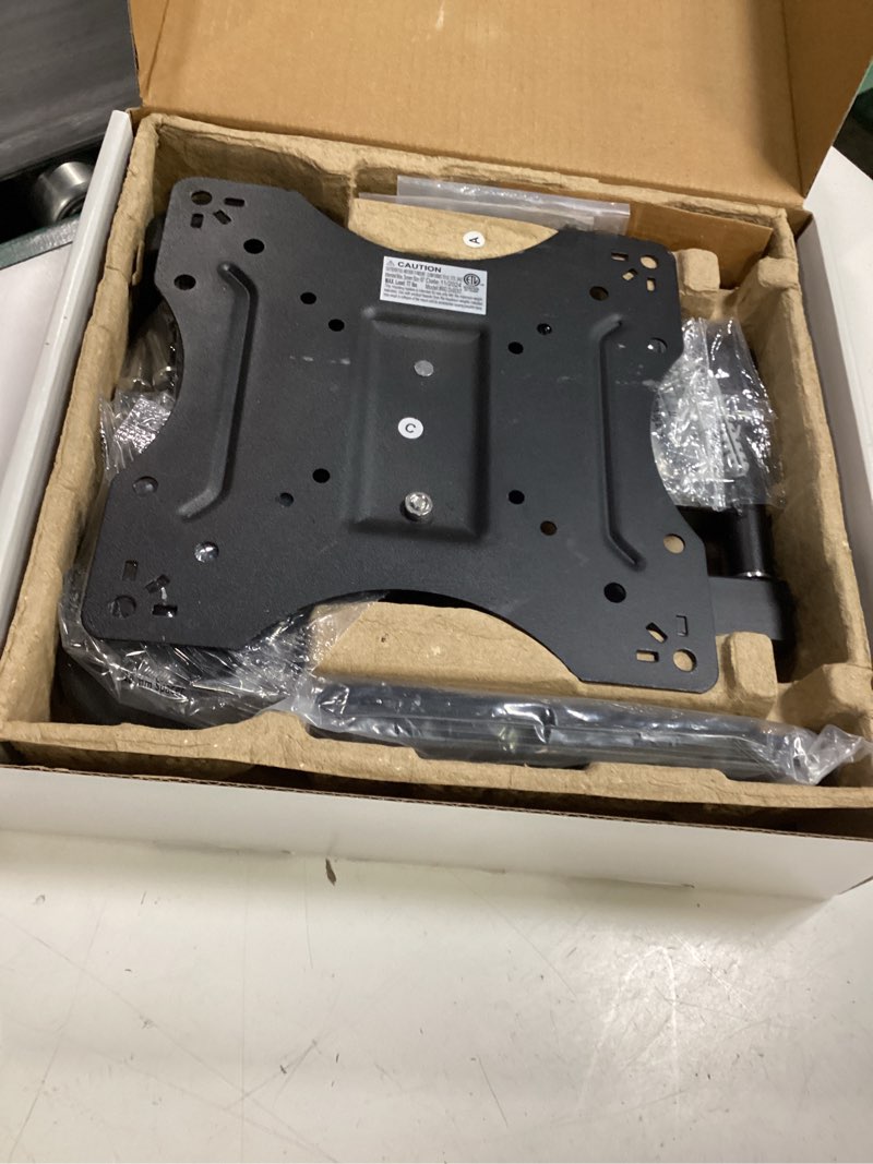 Condition photo showing As Is for utilitech tv mount full motion outdoor wall tv mount fits tvs up to 65-in (hardware included)