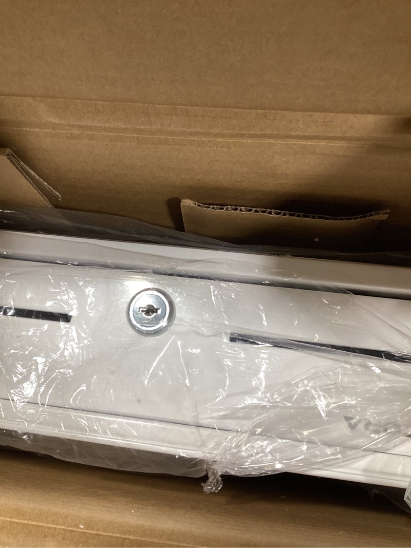 Condition photo showing As Is for volcora 13" cash register drawer for point of sale (pos) system with 4 bill 5 coin cash tray, removable coin compartment, 24v, rj11/rj12 key-lock, media slot, white - for stores, shops and businesses white 13" - 4 bill 5 coin