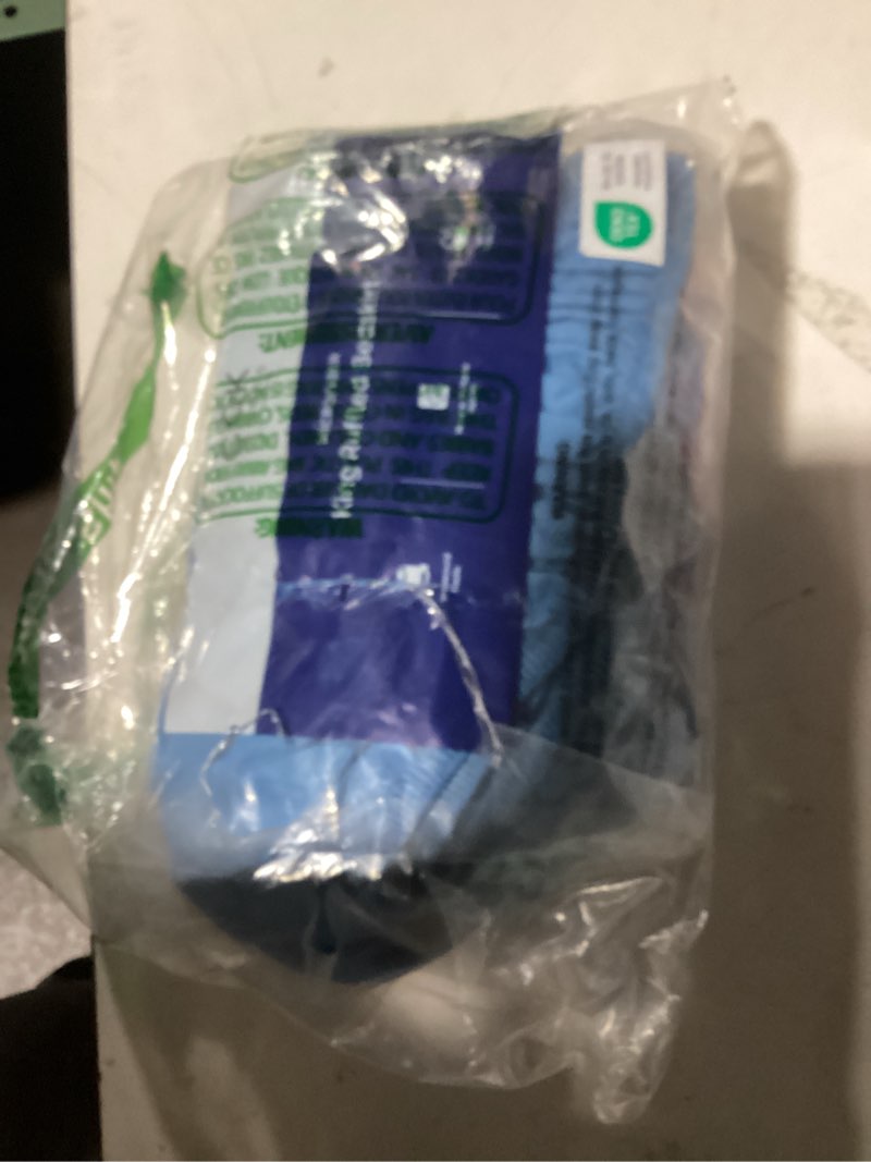 Condition photo showing Good Condition for Wrap Around Dust Ruffle Bed Skirt - Denim Blue - for King Size Beds with 15 Inch Drop - Elastic Strap - Adjustable Pleated Bedskirt with Brushed Fabric and Wrinkle Free - for Women, Men, Kids & Teens King/Cal King 15" - Drop 17 - Denim Blue