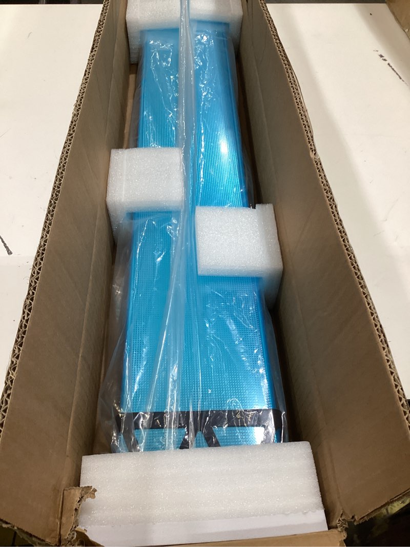 Condition photo showing As Is for dakason 4ft led wraparound light with night lighting, 75/65/55w 3000/4000/5000k selectable, 48inch led shop lights for garage ceiling, 4' puff light replacing fluorescent tube 4pack