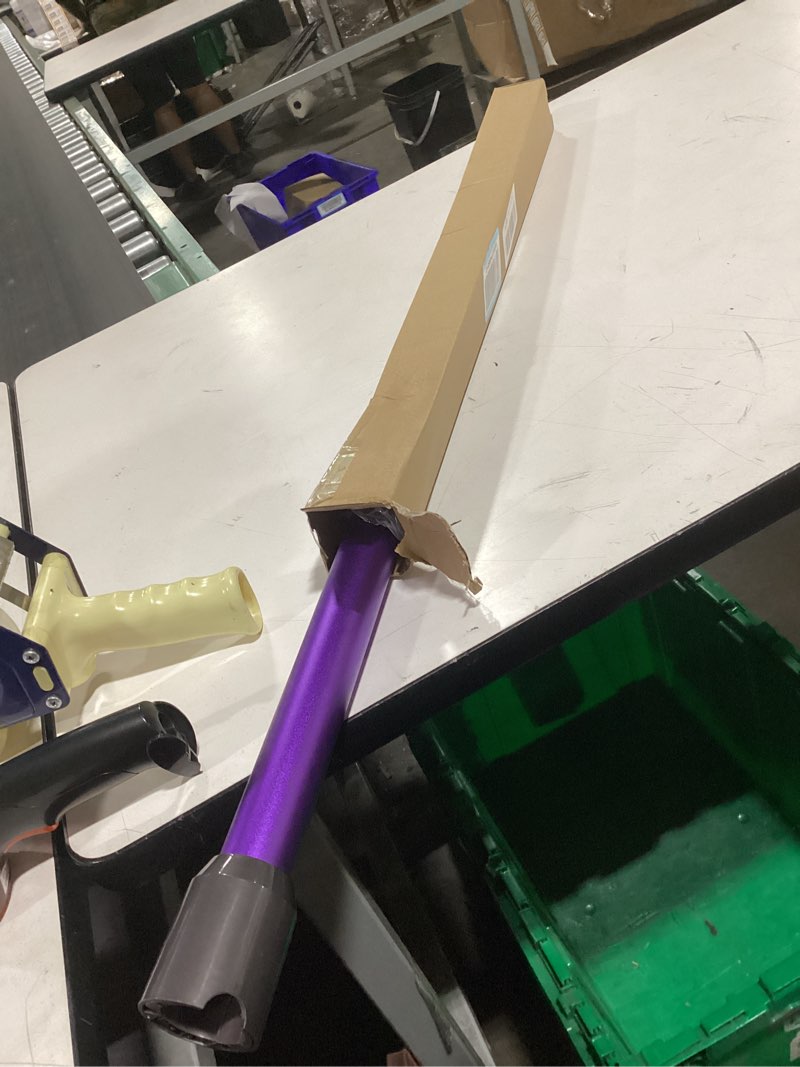 Condition photo showing New/Like New for atxkxe replacement wand quick release wand compatible for dyson v7 v8 v10 v11 v15 stick vacuum cleaners, extension vacuum replacement tube, 28.3in, purple